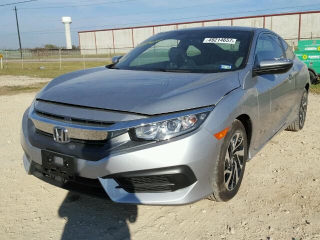 2HGFC4B01GH311644 - 2016 HONDA CIVIC LX SILVER photo 2