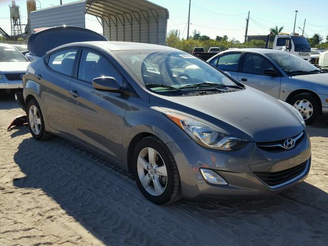 5NPDH4AE7DH219079 - 2013 HYUNDAI ELANTRA GL GRAY photo 1