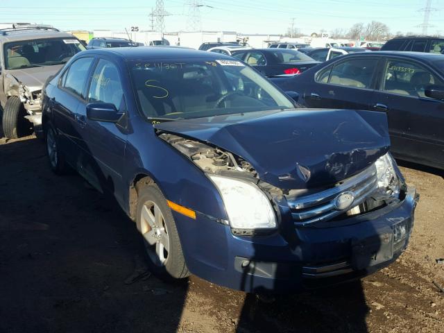 3FAHP07Z87R248287 - 2007 FORD FUSION SE BLUE photo 1