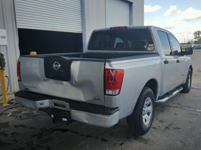 1N6BA07A25N537335 - 2005 NISSAN TITAN XE WHITE photo 4