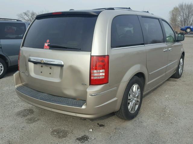 2A8HR64X78R646990 - 2008 CHRYSLER TOWN & COU 金色 照片 4
