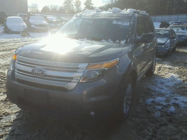 1FM5K8D8XDGA16214 - 2013 FORD EXPLORER X GRAY photo 2