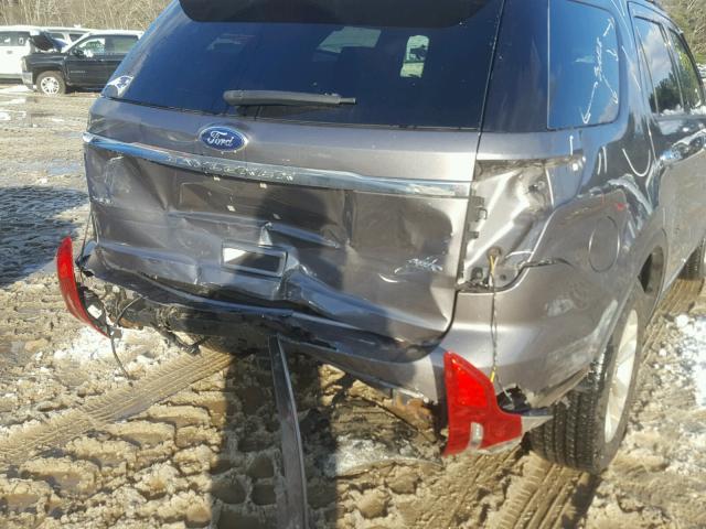 1FM5K8D8XDGA16214 - 2013 FORD EXPLORER X GRAY photo 9