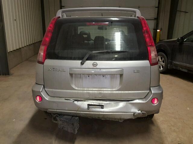 JN8BT08V86W209206 - 2006 NISSAN X-TRAIL XE SILVER photo 9