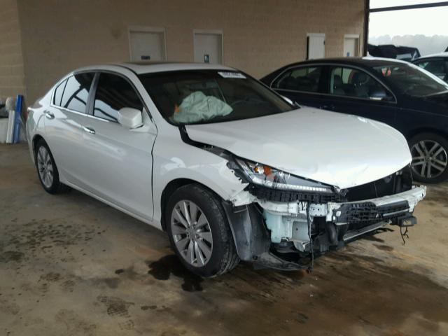 1HGCR2F85DA011072 - 2013 HONDA ACCORD EXL WHITE photo 1