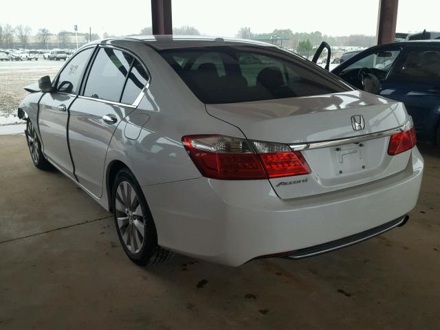 1HGCR2F85DA011072 - 2013 HONDA ACCORD EXL WHITE photo 3