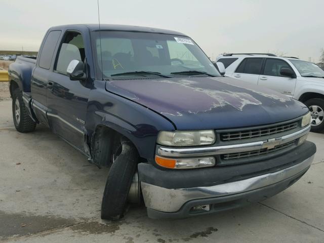 1GCEC19T62Z313049 - 2002 CHEVROLET SILVERADO BLUE photo 1