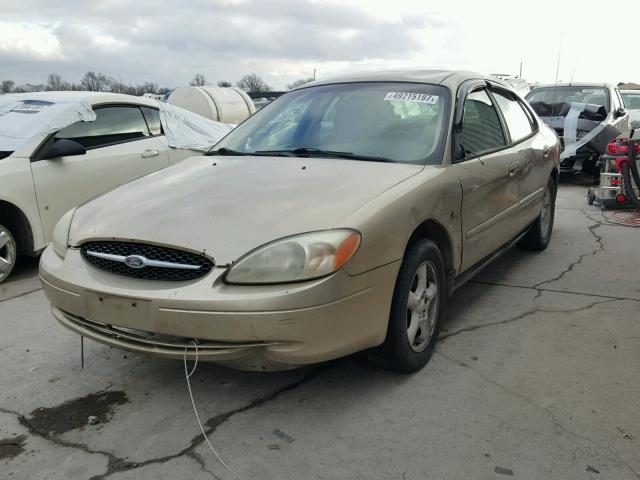 1FAFP5528YG248521 - 2000 FORD TAURUS SES GOLD photo 2