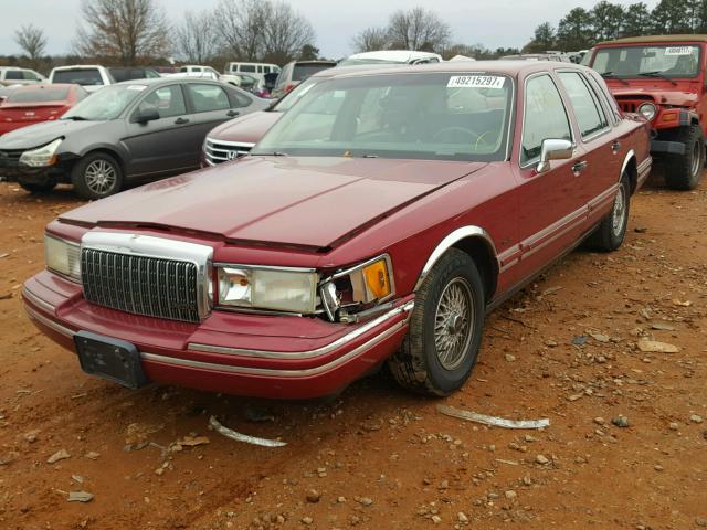 1LNLM81WXRY622537 - 1994 LINCOLN TOWN CAR E RED photo 2