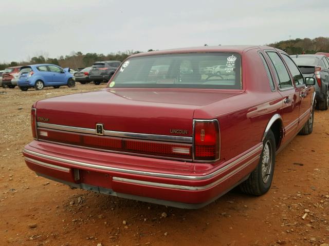 1LNLM81WXRY622537 - 1994 LINCOLN TOWN CAR E RED photo 4