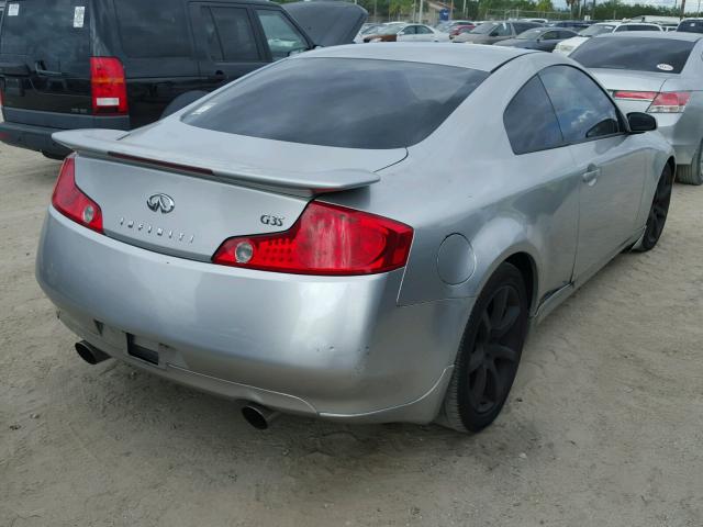 JNKCV54E53M221963 - 2003 INFINITI G35 SILVER photo 4