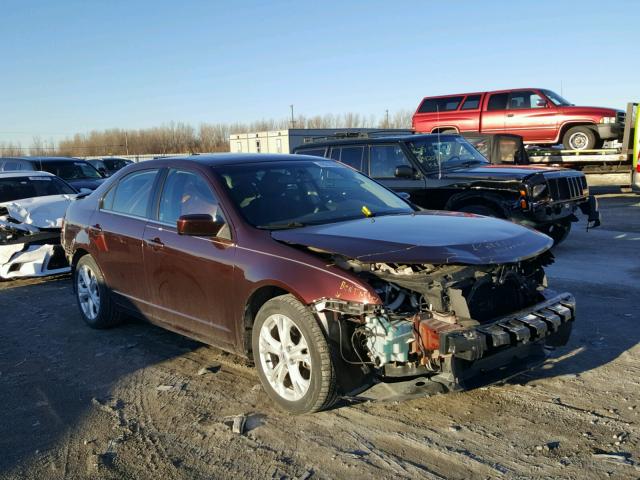 3FAHP0HA0CR163690 - 2012 FORD FUSION SE MAROON photo 1