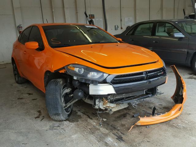 1C3CDFBAXDD338678 - 2013 DODGE DART SXT ORANGE photo 1