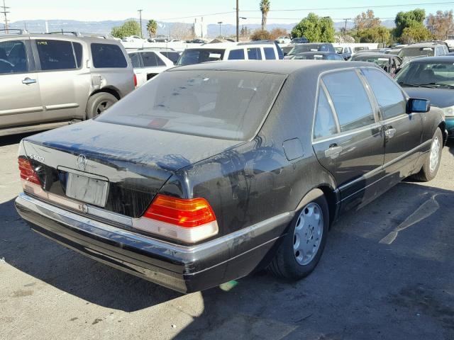 WDBGA51E7SA271703 - 1995 MERCEDES-BENZ S 500 BLACK photo 4