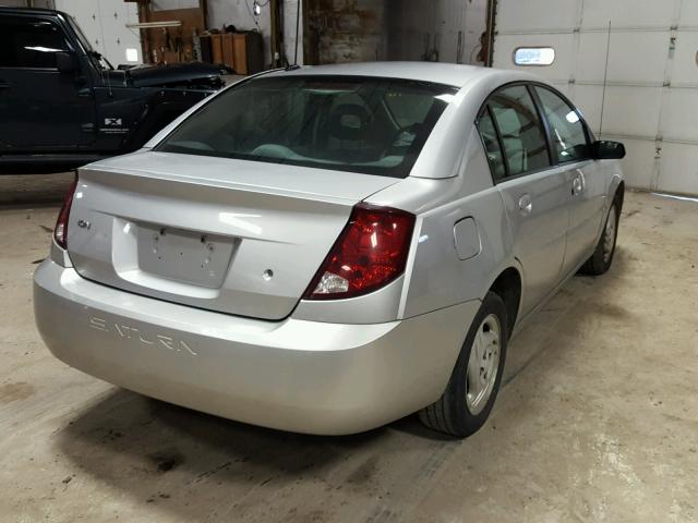 1G8AJ55F86Z128710 - 2006 SATURN ION LEVEL SILVER photo 4
