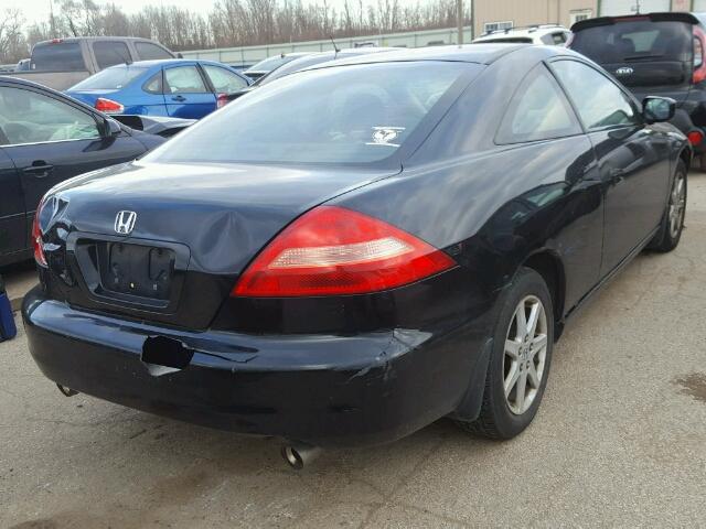 1HGCM82613A005192 - 2003 HONDA ACCORD EX BLACK photo 4