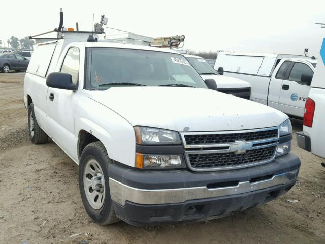 3GCEC14XX6G252739 - 2006 CHEVROLET SILVERADO WHITE photo 1