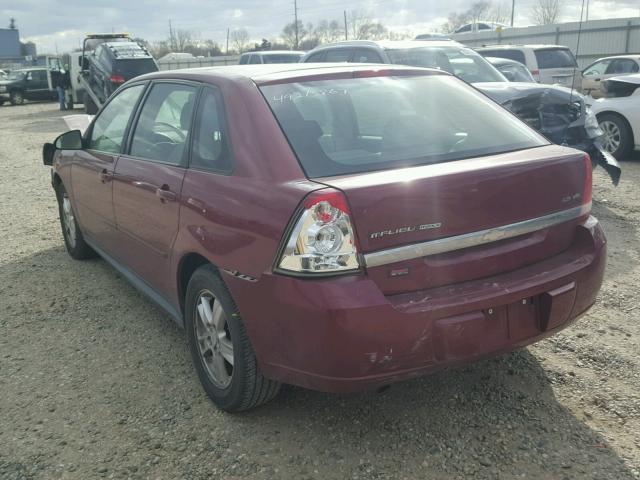 1G1ZT64804F249296 - 2004 CHEVROLET MALIBU MAX MAROON photo 3