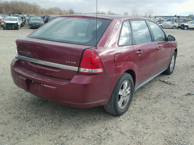 1G1ZT64804F249296 - 2004 CHEVROLET MALIBU MAX MAROON photo 4