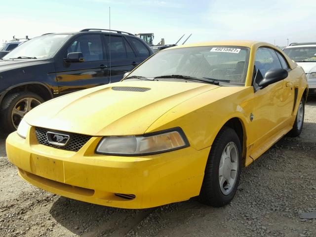 1FAFP4049XF123793 - 1999 FORD MUSTANG YELLOW photo 2