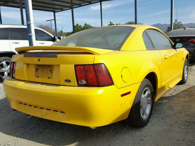 1FAFP4049XF123793 - 1999 FORD MUSTANG YELLOW photo 4