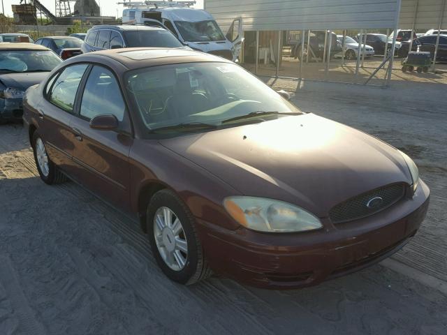 1FAFP56265A205440 - 2006 FORD TAURUS RED photo 1