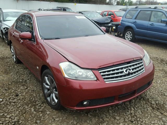 JNKAY01F86M252255 - 2006 INFINITI M35 BASE RED photo 1