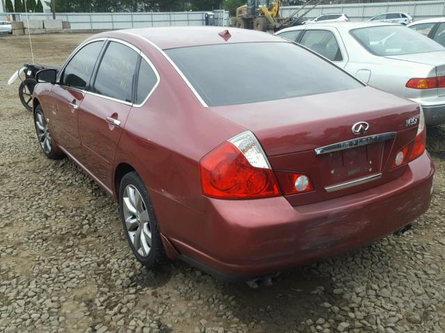 JNKAY01F86M252255 - 2006 INFINITI M35 BASE RED photo 3