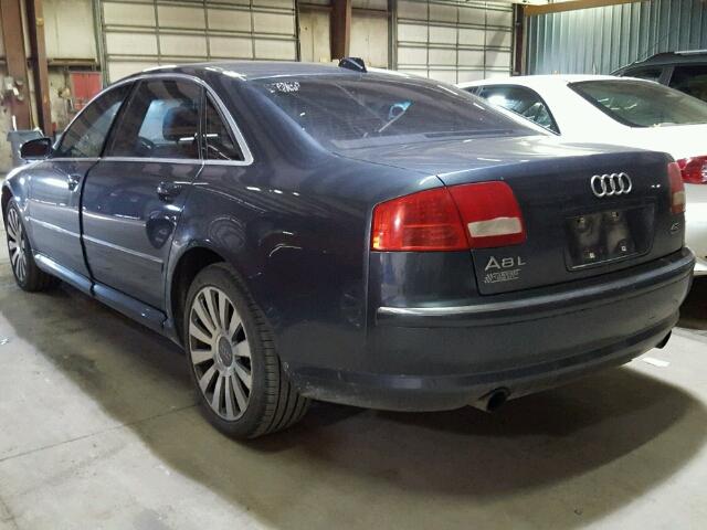 WAUML44E44N008002 - 2004 AUDI A8 L QUATT GRAY photo 3