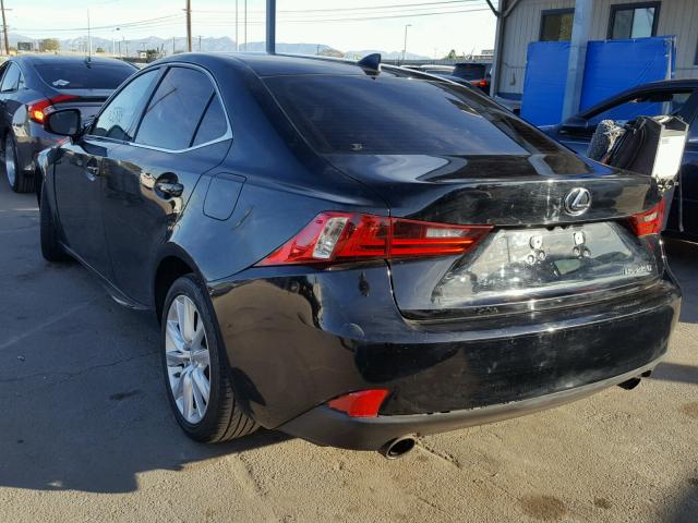 JTHBF1D2XE5040880 - 2014 LEXUS IS 250 BLACK photo 3