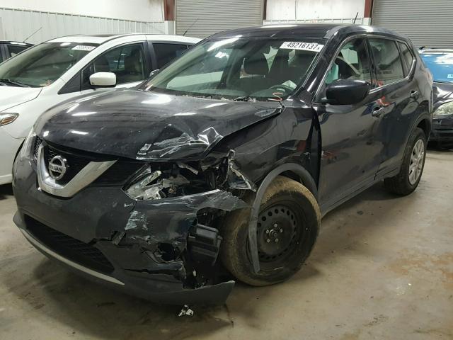 JN8AT2MT8GW011867 - 2016 NISSAN ROGUE S BLACK photo 2