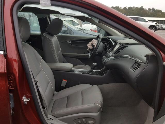 2G1145S37H9179581 - 2017 CHEVROLET IMPALA PRE ბურგუნდია ფოტო 5