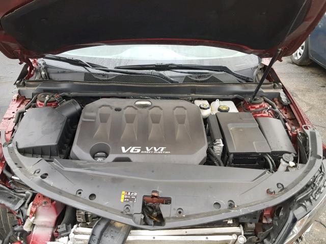 2G1145S37H9179581 - 2017 CHEVROLET IMPALA PRE ბურგუნდია ფოტო 7
