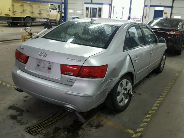 5NPET46F99H444641 - 2009 HYUNDAI SONATA GLS GRAY photo 4