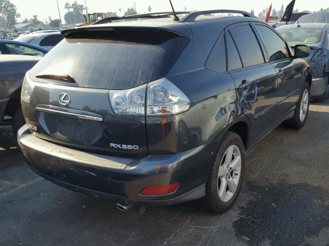 2T2GK31U97C022294 - 2007 LEXUS RX 350 GRAY photo 4