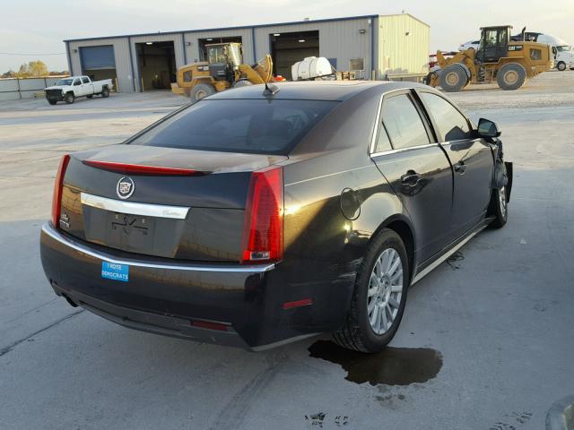 1G6DE5EY0B0103259 - 2011 CADILLAC CTS LUXURY BLACK photo 4