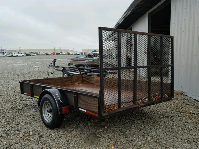 6WUBU10168F006522 - 2008 LAWR TRAILER BLACK photo 3