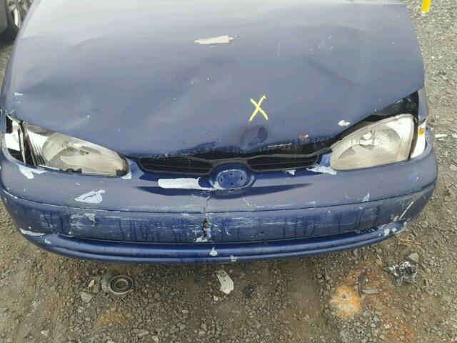 1Y1SK5281WZ429117 - 1998 CHEVROLET GEO PRIZM 蓝色 照片 9