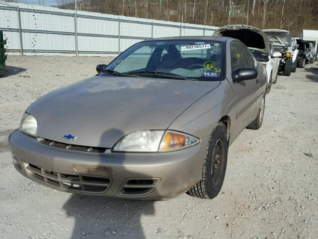 1G1JC1248Y7174315 - 2000 CHEVROLET CAVALIER TAN photo 2