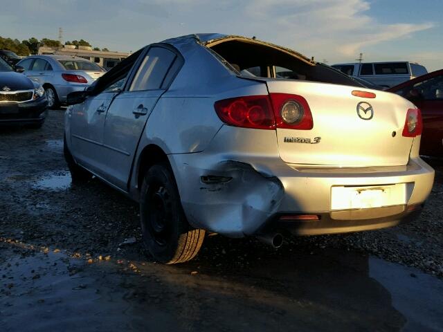 JM1BK12F761428256 - 2006 MAZDA 3 I GRAY photo 3