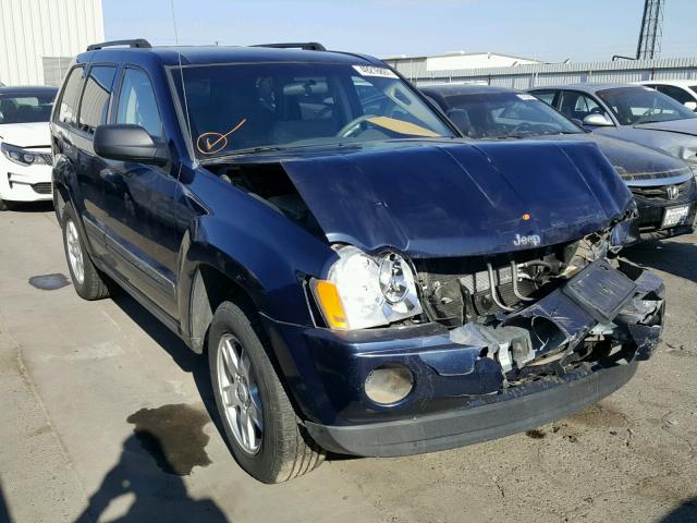 1J4GS48K45C648656 - 2005 JEEP GRAND CHER BLUE photo 1