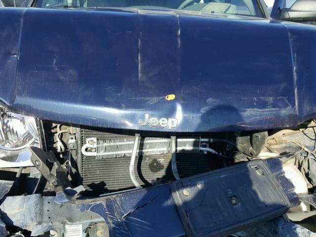 1J4GS48K45C648656 - 2005 JEEP GRAND CHER BLUE photo 7