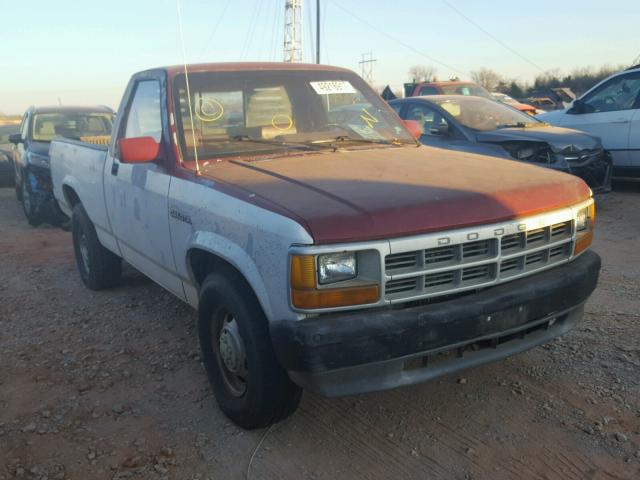 1B7FL16G7MS201450 - 1991 DODGE DAKOTA TWO TONE photo 1