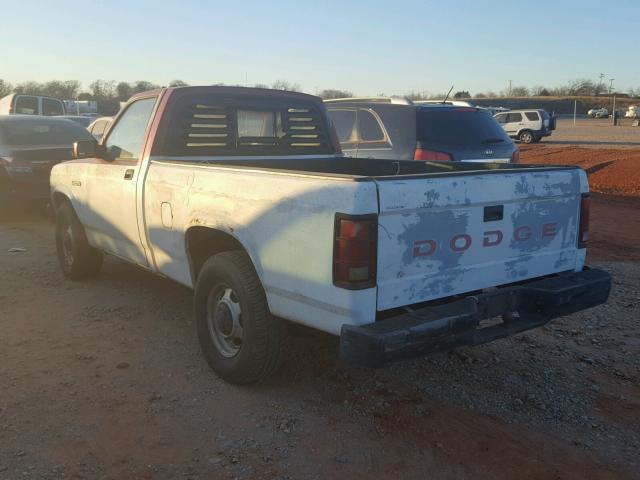 1B7FL16G7MS201450 - 1991 DODGE DAKOTA TWO TONE photo 3