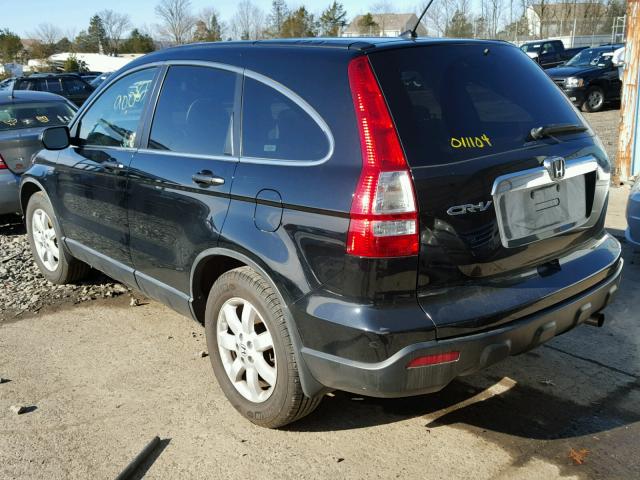 5J6RE48529L011104 - 2009 HONDA CR-V EX BLACK photo 3