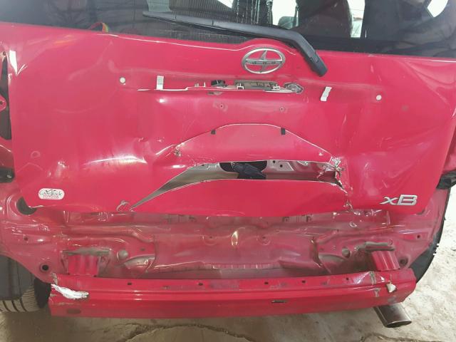 JTLZE4FE9DJ039788 - 2013 TOYOTA SCION XB წითელი ფოტო 9