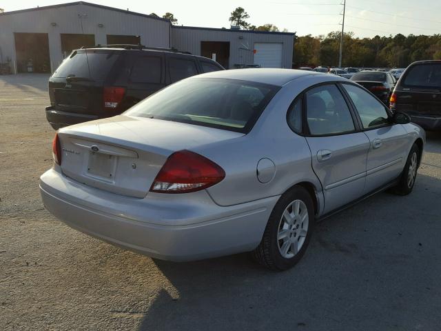 1FAFP53U17A115797 - 2007 FORD TAURUS SE SILVER photo 4