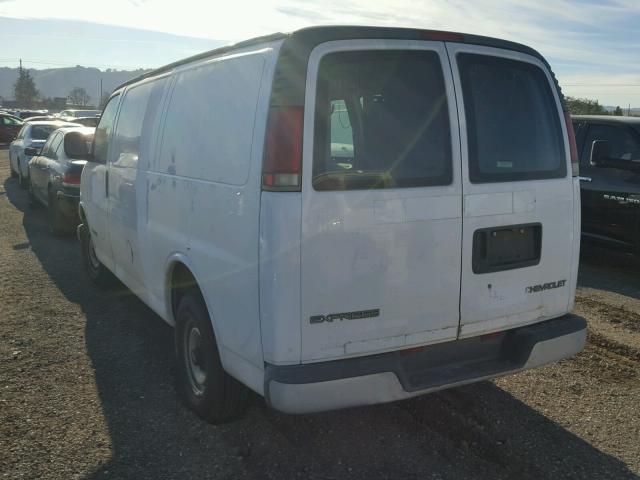 1GCFG25W711134918 - 2001 CHEVROLET EXPRESS G2 WHITE photo 3