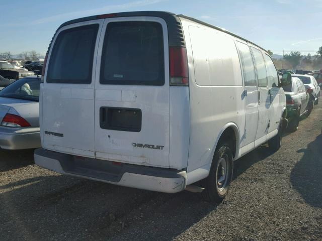 1GCFG25W711134918 - 2001 CHEVROLET EXPRESS G2 WHITE photo 4