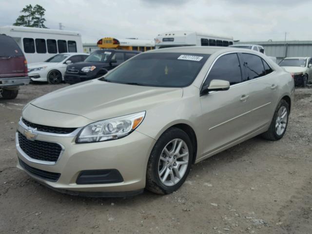 1G11C5SL6EF149445 - 2014 CHEVROLET MALIBU 1LT GOLD photo 2